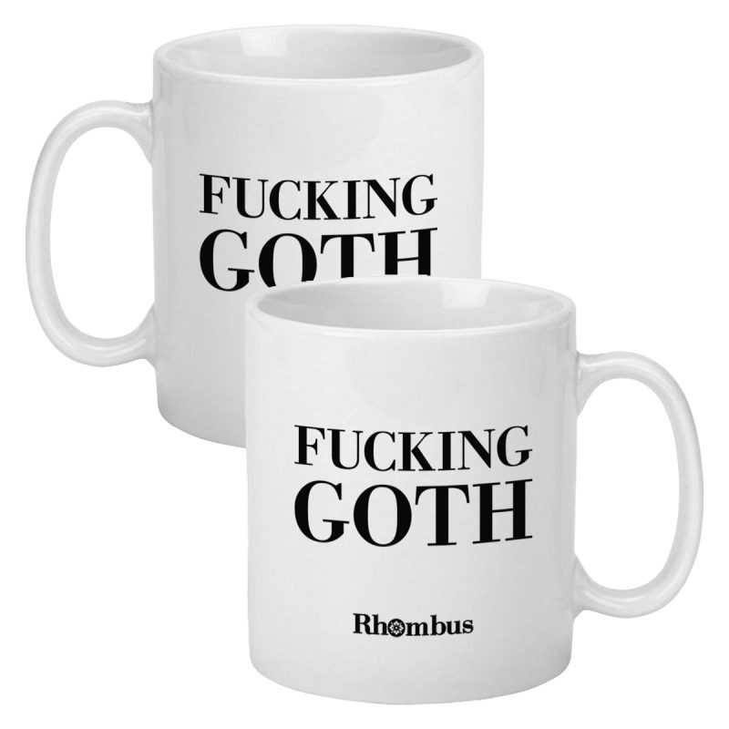 Rhombus 'Fucking Goth' 284ml Ceramic Mug