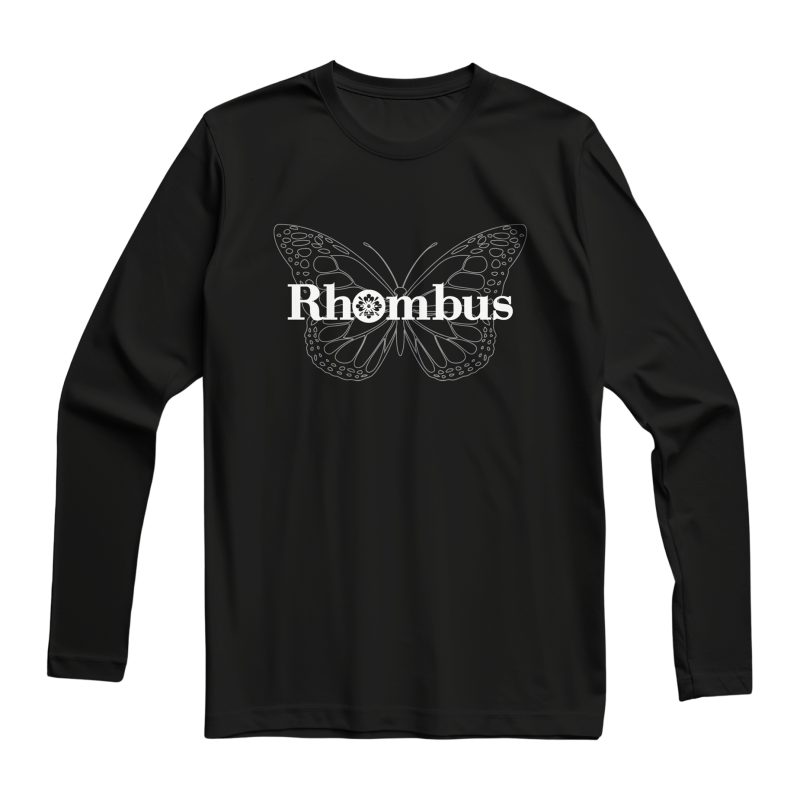 Rhombus 2025 Collection 'Silver Butterfly' Unisex Crew Neck Long Sleeve T-Shirt